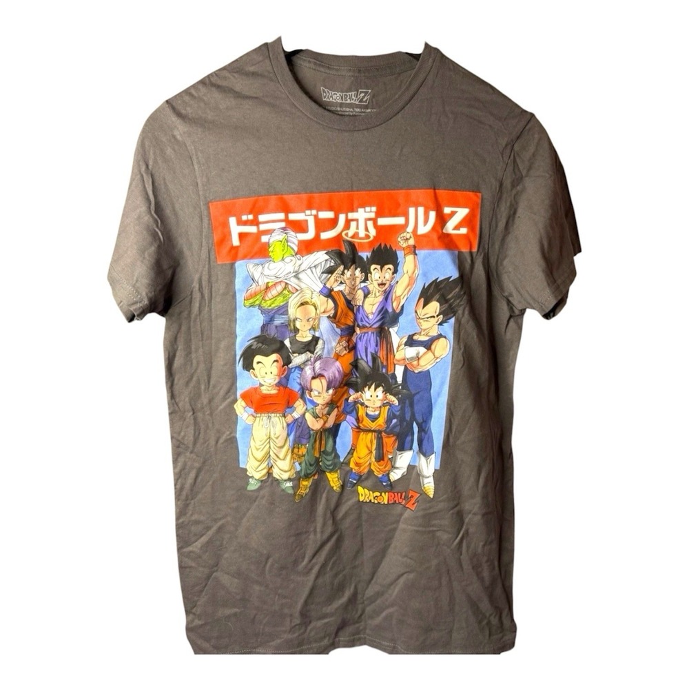 Toei‎ Animation DragonBall Z Gray Graphic Tee T Shirt Mens Small